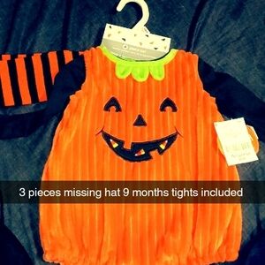 Pumpkin Costume for Kids - Orange and Black